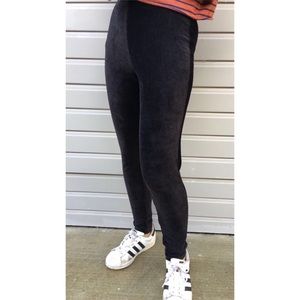 Velour leggings